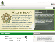 Tablet Screenshot of islamicentre.org